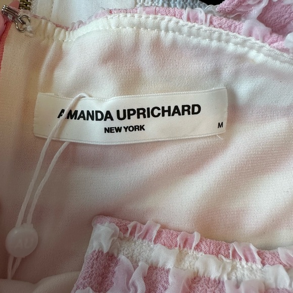 Amanda Uprichard Pink Tweed Midi Dress - Picture 5 of 6